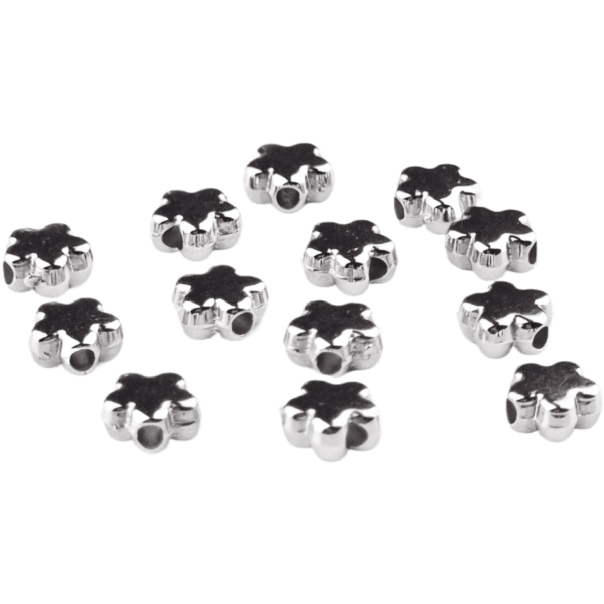 Size: 6 mm
Type: Flower - 6 mm - Silver Jootjes Haakcadeautjes