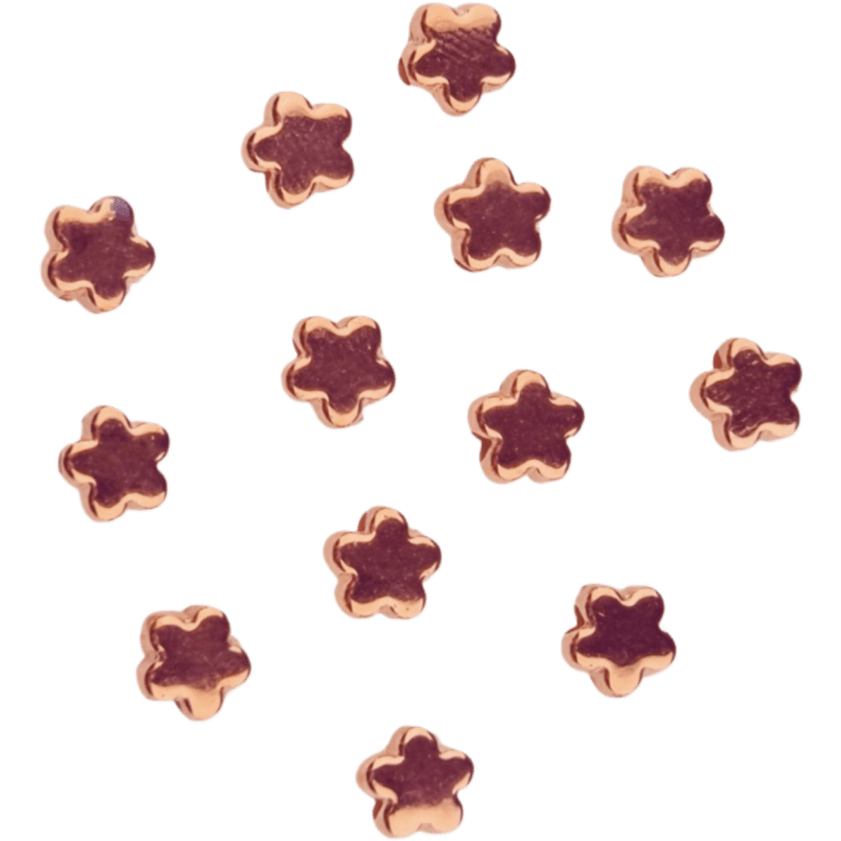 Formaat: 6 mm Type: Bloem - 6 mm - Koper Jootjes Haakcadeautjes