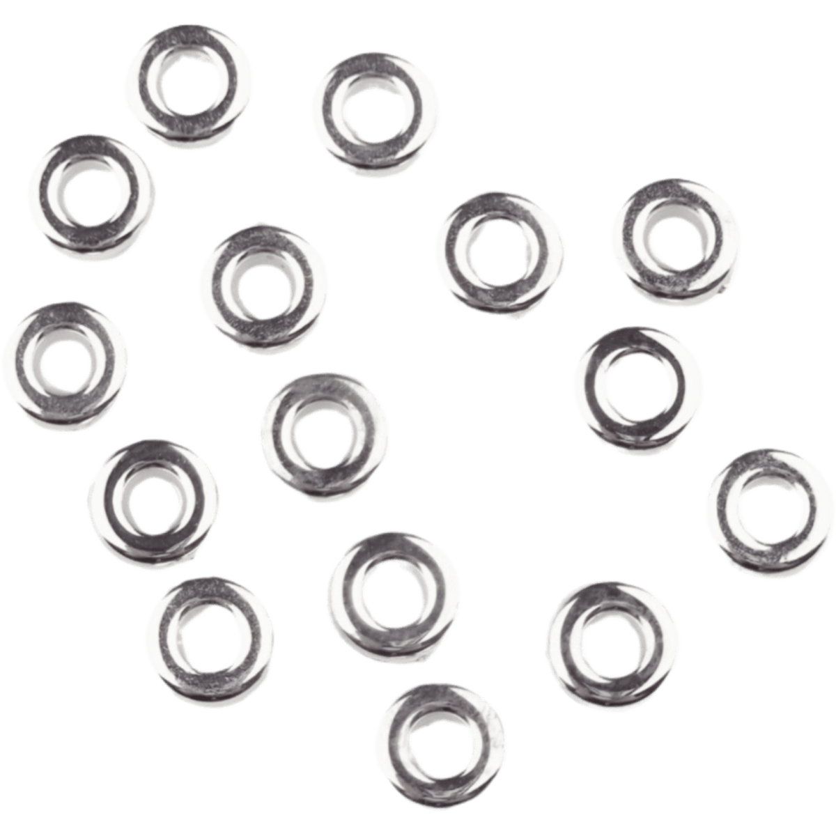 Formaat: 6 mm Type: Circlet - 6 mm - Wit Zilver Jootjes Haakcadeautjes