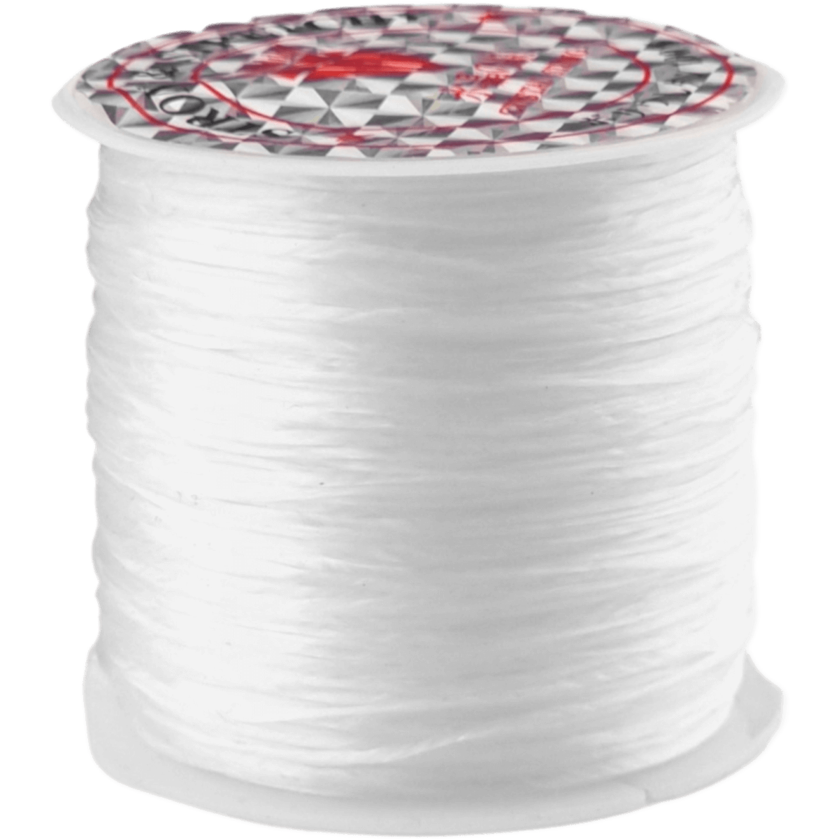 <ul> <li> Elastiek</li> <li> Kleur: wit</li> <li> Dikte: 0.8 mm</li> <li> Beschikbaar per klos. Ongeveer 60 meter</li> </ul> Voor het maken van armbandjes. Jootjes Haakcadeautjes