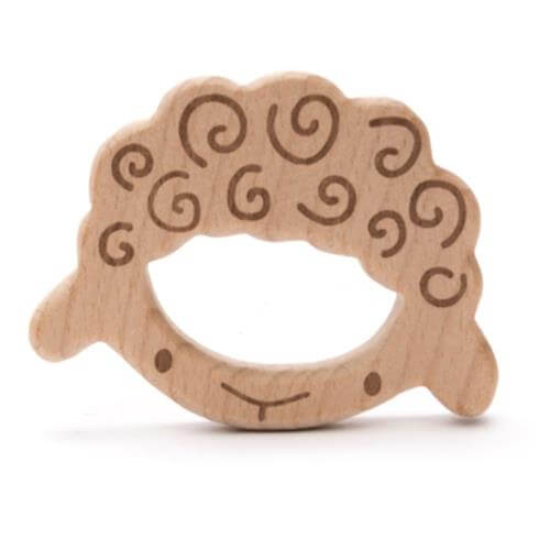 Houten bijtring Durable Schaap