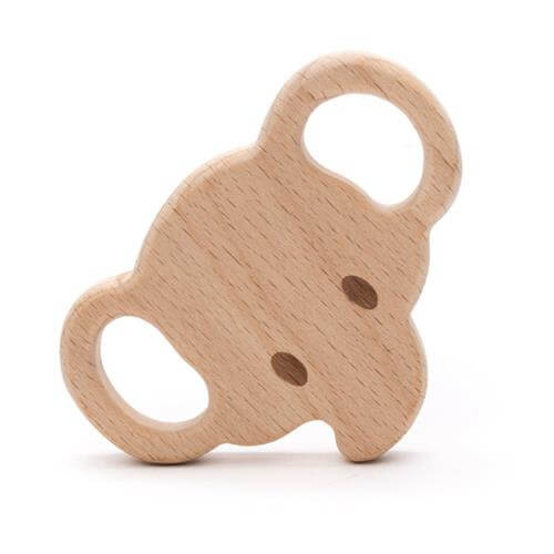Houten bijtring Durable Giraf