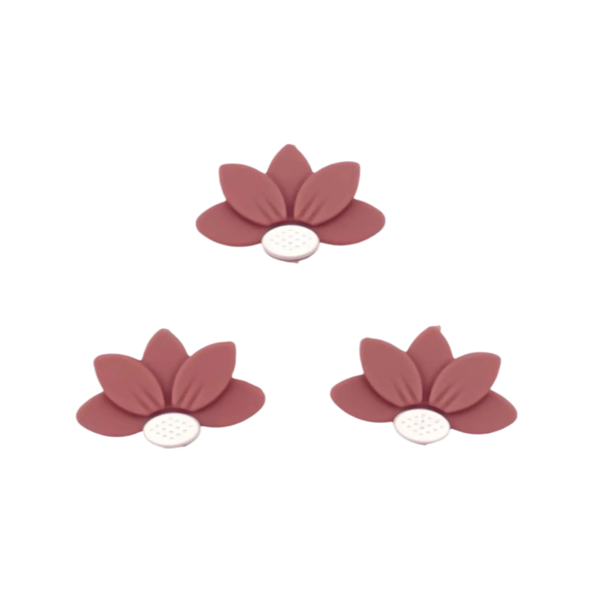 dark rose half daisy