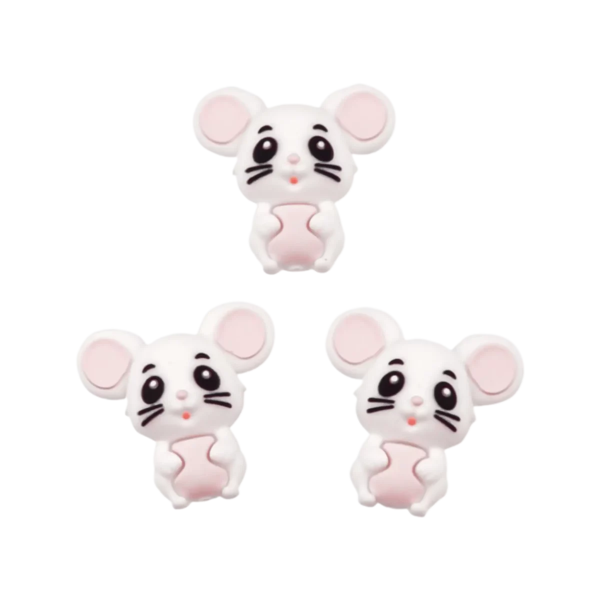 Material: 100% BPA-free, safe according to EN-71, silicone Type: Mouse Color: White Jootjes Haakcadeautjes