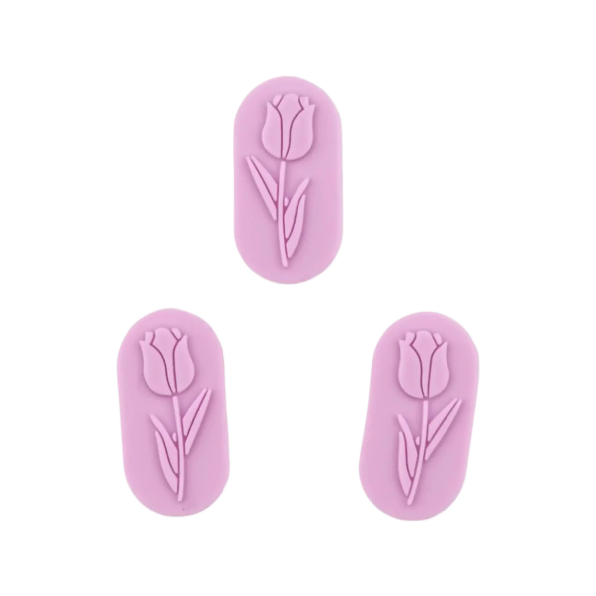 Kleur: Poeder Lila Type: Tulpensteen Jootjes Haakcadeautjes