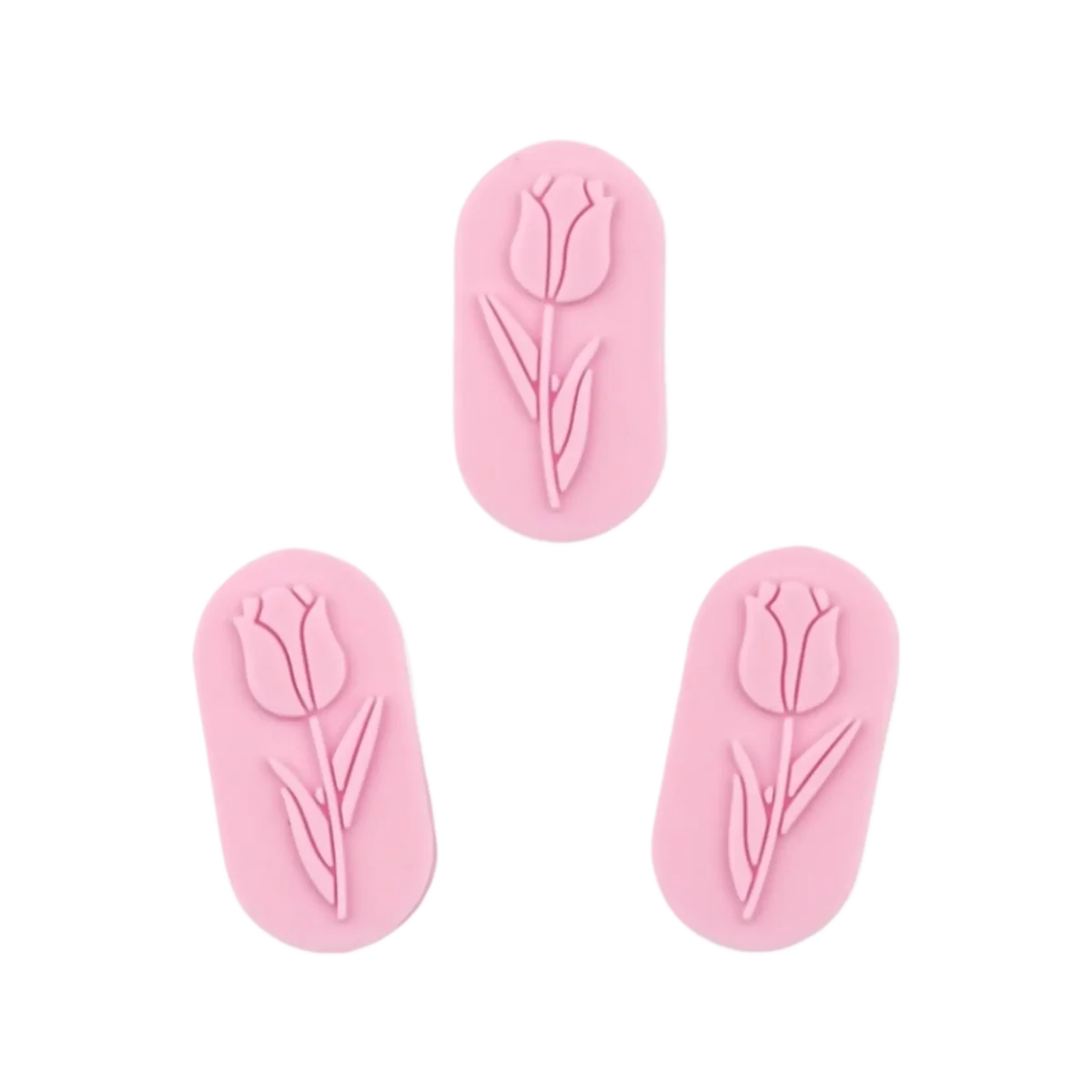 Kleur: Zacht Roze Type: Tulpensteen Jootjes Haakcadeautjes
