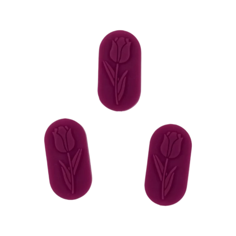 Siliconen Kralen - Tulpensteen - Berry