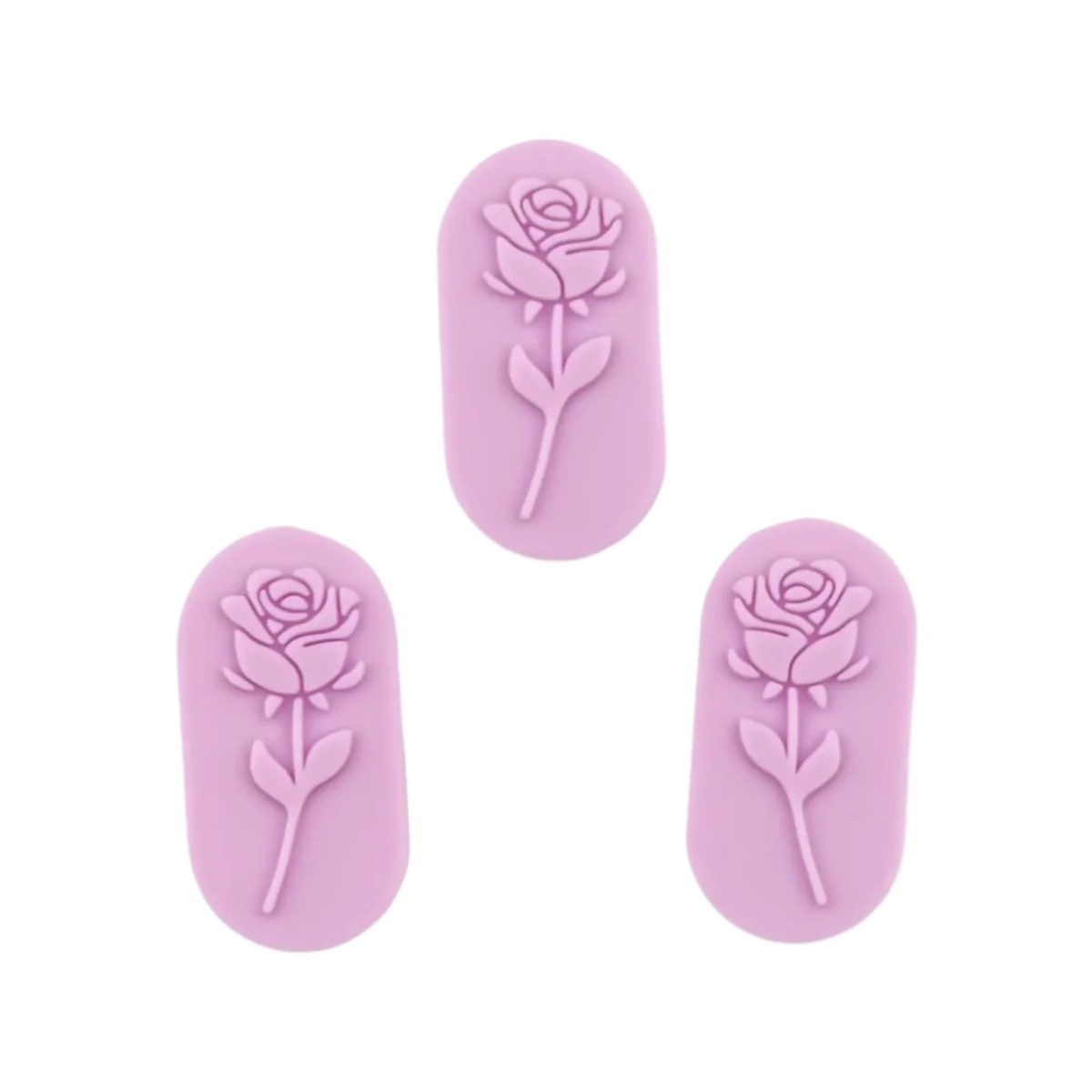 Kleur: Poeder Lila Type: Rozensteen Jootjes Haakcadeautjes