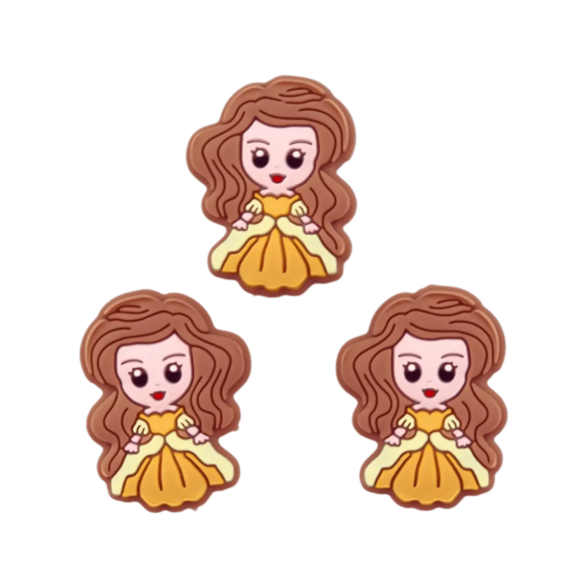 Kleurcode: Milk chocolate - Oker - Type: Siliconen kralen Prinses - Formaat: circa 1,5 x 2,5 cm - Verkocht per stuk - BPA-, Ftalaten-, Lood-, PVC- en Gif-vrij - Geschikt voor CE-gecertificeerd eindproduct - Medische kwaliteit siliconen kralen - Koelbaar in de koelkast - Vaatwasser bestendig Jootjes Haakcadeautjes