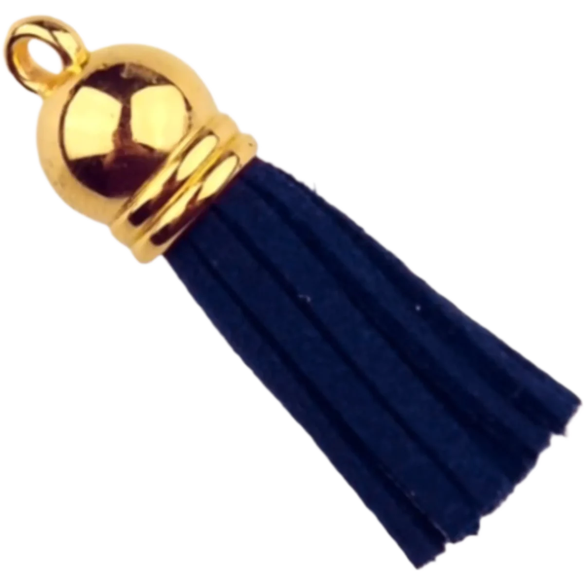 Type: Keychain Tassel Material: Plastic/suede Color: Dark Blue/Gold Jootjes Haakcadeautjes