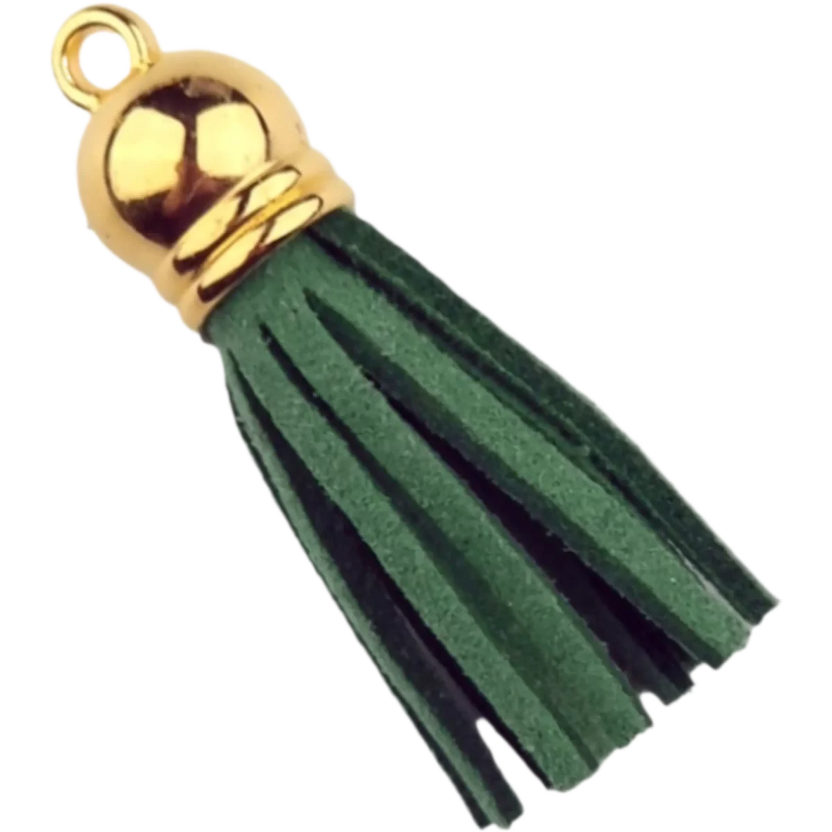 Type: Keychain Tassel Material: Plastic/suede Color: Clovers Green/Gold Jootjes Haakcadeautjes