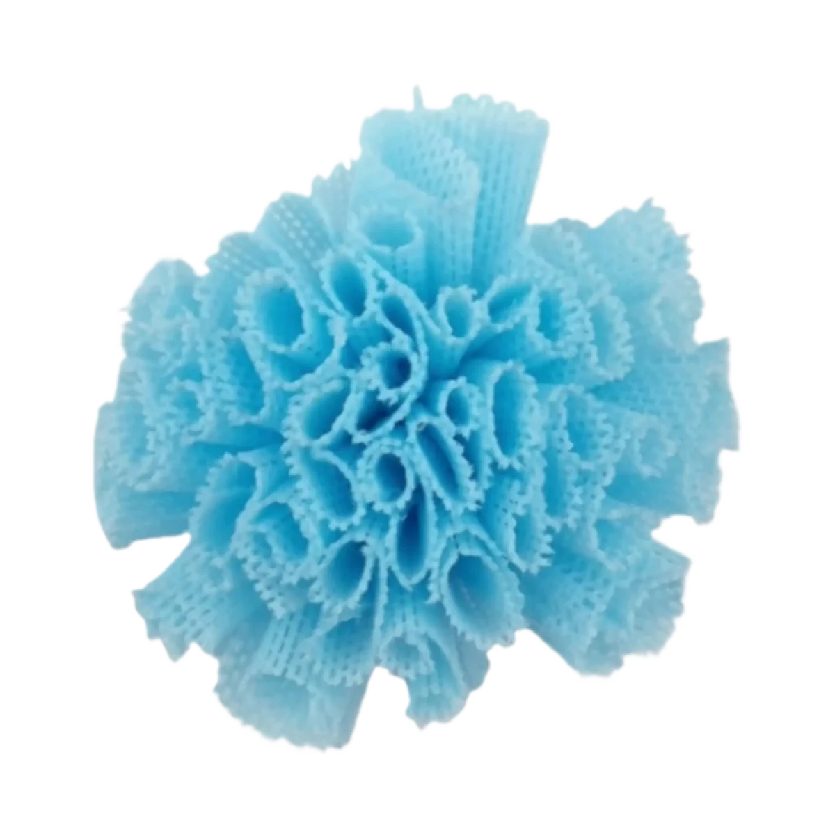 pompon ijsblauw