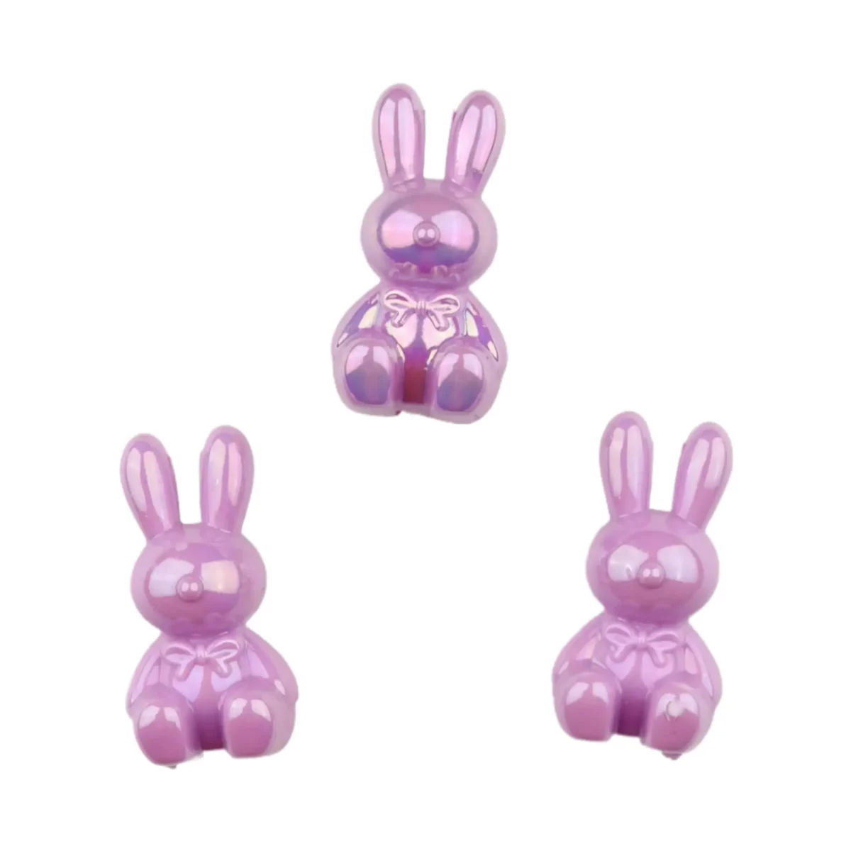 Couleur : Lapin - 35x18x18 MM - Lilas Matériau : Acrylique Type : Lapin - 35x18x18 MM - Lilas Convient aux porte-clés et aux <a href="https://www.jootjeshaakcadeautjes.nl/product-categorie/siliconen-kralen-bpa-vrij-groothandel/siliconen-kralen-multicolor-luxekralen-alles/siliconen-kralen-gelukspoppetjes-luckyjos/">poupées porte-bonheur</a> <a href="https://www.jootjeshaakcadeautjes.nl/product/houten-kraal-smiley-gelukspoppetje-haken-beukenhout-20-mm/">en bois</a> et en <a href="https://www.jootjeshaakcadeautjes.nl/product-categorie/siliconen-kralen-bpa-vrij-groothandel/siliconen-kralen-multicolor-luxekralen-alles/siliconen-kralen-gelukspoppetjes-luckyjos/">silicone</a>. Jootjes Haakcadeautjes