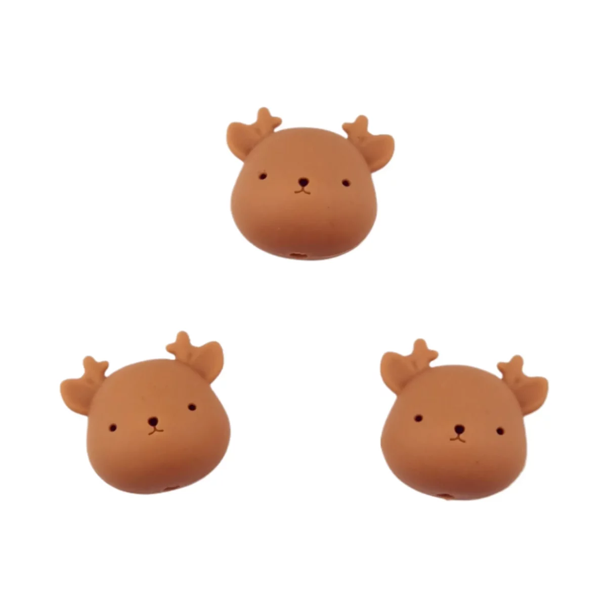 Kleurcode:  Caramel - Type: Hert - Caramel - Verkocht per stuk, nergens goedkoper - BPA-, Ftalaten-, Lood-, PVC- en Gif-vrij - CE-gecertificeerd - Medische kwaliteit siliconen kralen - Koelbaar in de koelkast - Vaatwasser bestendig Jootjes Haakcadeautjes