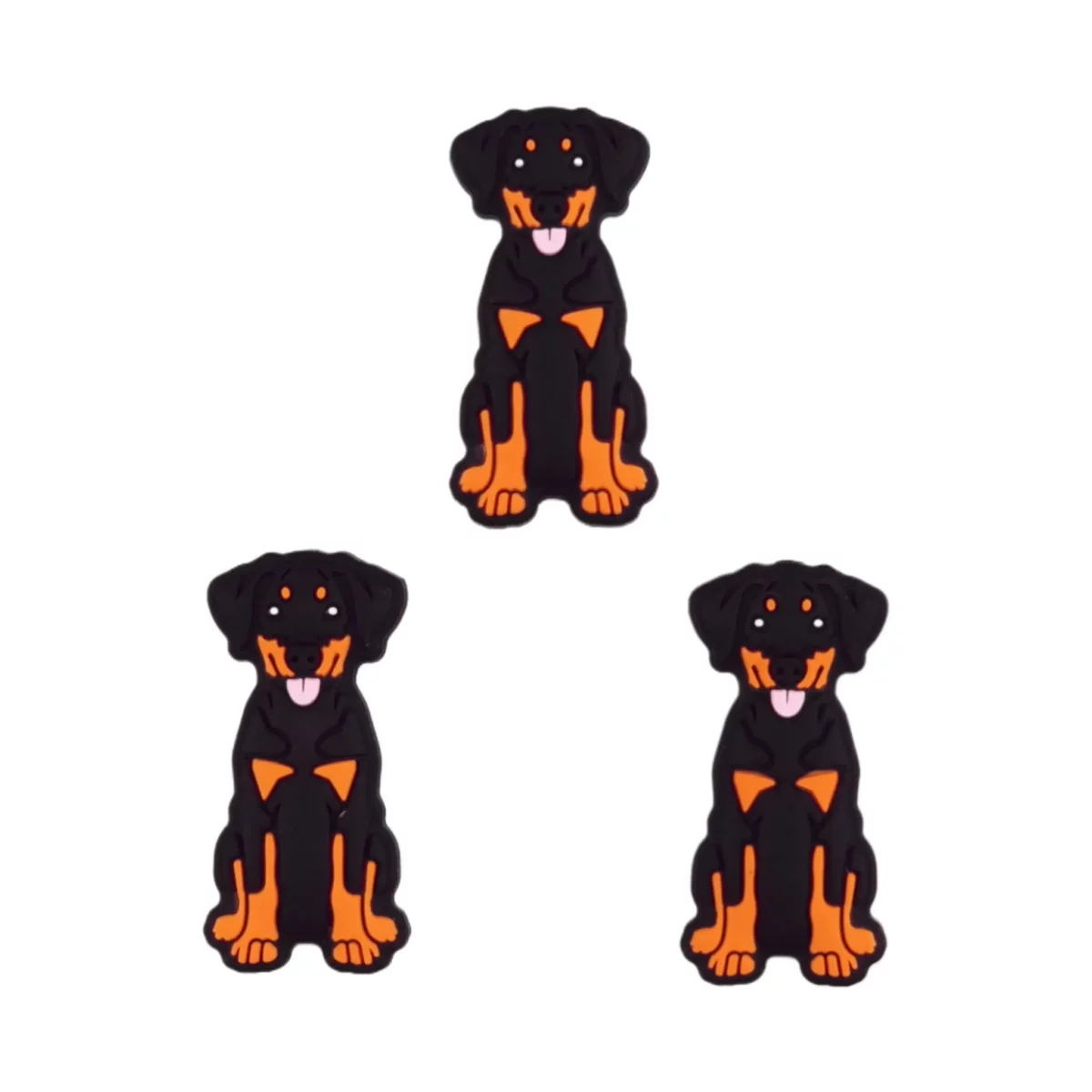 Variante : Doberman Fabriqué en silicone sans BPA. Entièrement sûr chimiquement, testé selon la norme EN-71, 100% sûr pour les enfants. Pour plus d'informations sur la façon de l'utiliser, lisez le bas de la page. Jootjes Haakcadeautjes