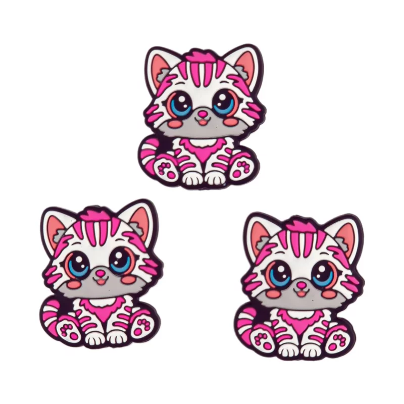 Siliconen Kraal - Kitty Cat - Roze