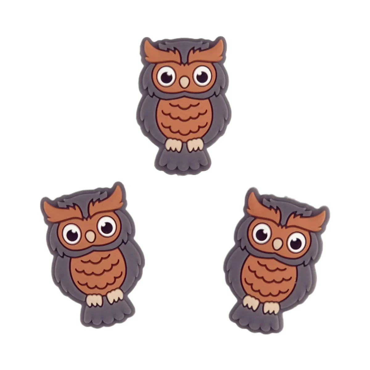 Kleurcode:  Milkchocolate / Antraciet - Type: Uil - Verkocht per stuk - BPA-, Ftalaten-, Lood-, PVC- en Gif-vrij - Medische kwaliteit siliconen kralen - Koelbaar in de koelkast - Vaatwasser bestendig Jootjes Haakcadeautjes
