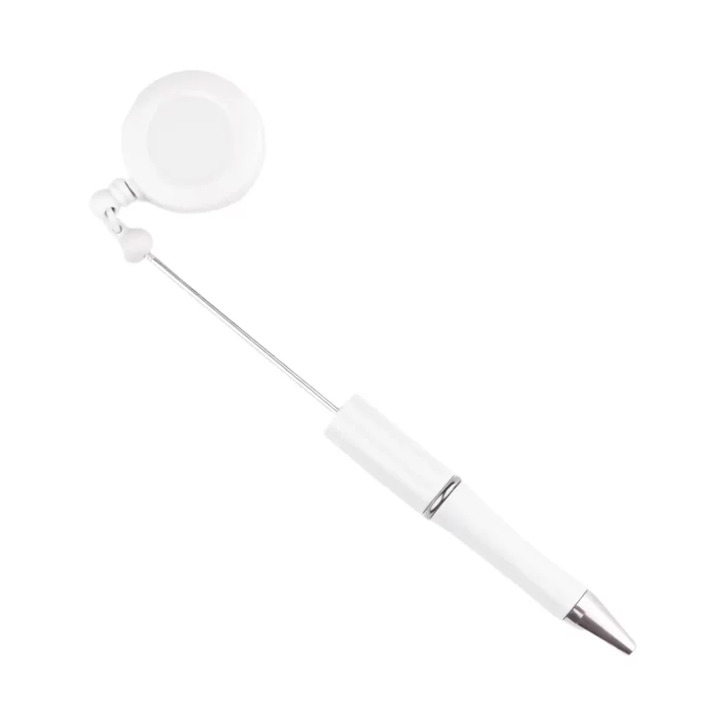 Badgehouder Met Pen - Wit