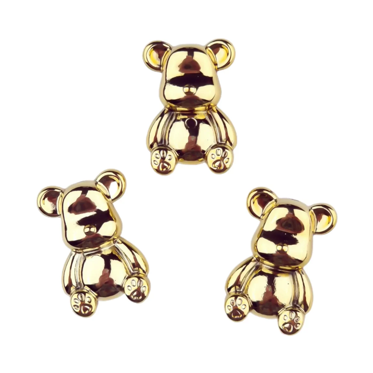 Couleur : Ours - 35x20x10 MM - Chrome doré Matériau : Acrylique Type : Ours - 35x20x10 MM - Chrome doré Convient aux porte-clés et aux <a href="https://www.jootjeshaakcadeautjes.nl/product-categorie/siliconen-kralen-bpa-vrij-groothandel/siliconen-kralen-multicolor-luxekralen-alles/siliconen-kralen-gelukspoppetjes-luckyjos/">poupées porte-bonheur</a> <a href="https://www.jootjeshaakcadeautjes.nl/product/houten-kraal-smiley-gelukspoppetje-haken-beukenhout-20-mm/">en bois</a> et en <a href="https://www.jootjeshaakcadeautjes.nl/product-categorie/siliconen-kralen-bpa-vrij-groothandel/siliconen-kralen-multicolor-luxekralen-alles/siliconen-kralen-gelukspoppetjes-luckyjos/">silicone</a>. Jootjes Haakcadeautjes