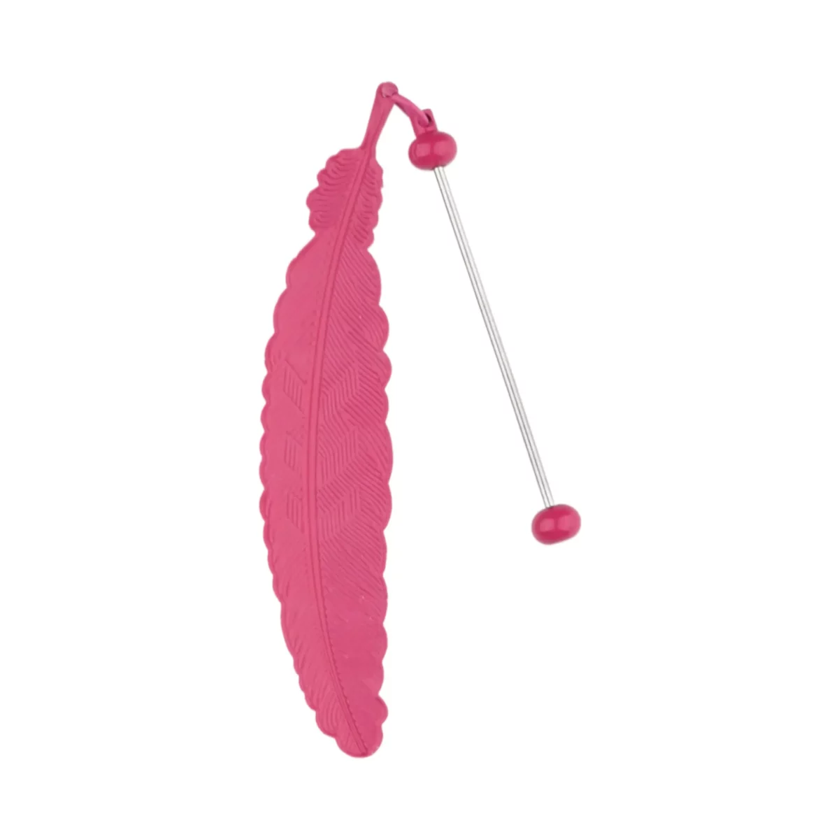 <strong>Feather Bookmark:</strong>
<ul> <li>Design: Feather shape</li> <li>Material: stainless steel</li> <li>Color: Dark Powder Pink</li>
</ul> Jootjes Haakcadeautjes