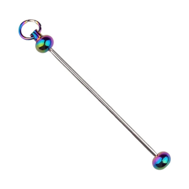 Rijgbare hanger - Staafje - Olie Blauw