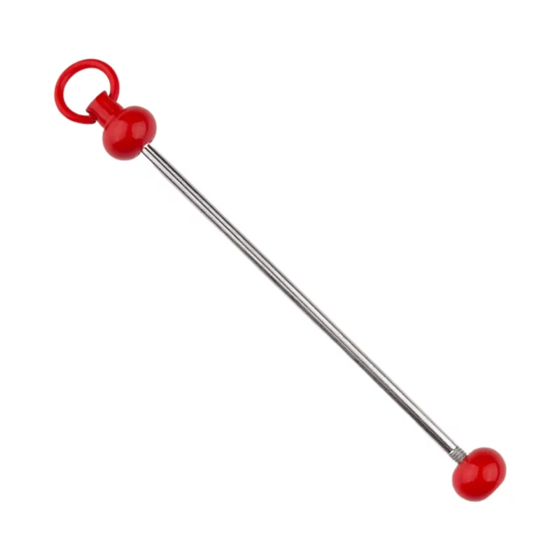 Rijgbare hanger - Staafje - Rood
