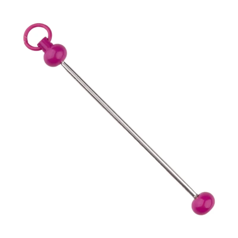 Rijgbare hanger - Staafje - Magenta
