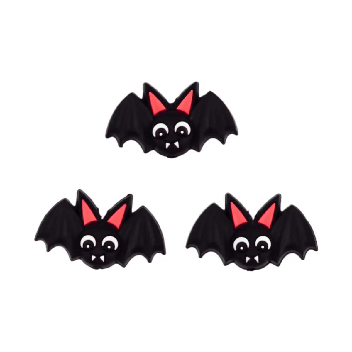 Material: 100% BPA-free, safe according to EN-71, silicone Type: Bat - Dracula Color: Black   Jootjes Haakcadeautjes