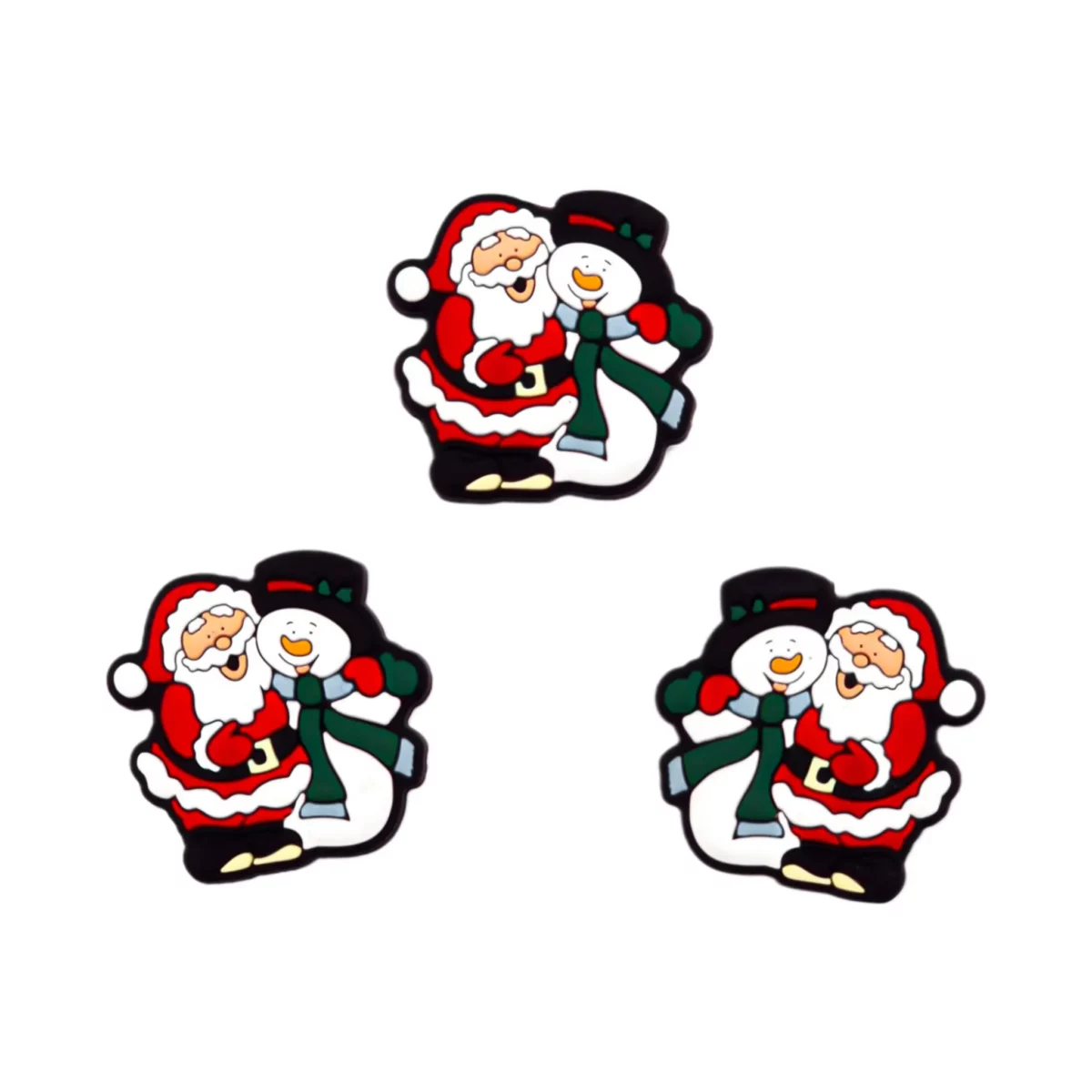 Material: 100% BPA-free, safe according to EN-71, silicone
Type: Cozy Santa and Snowman
Color: Red/White   Jootjes Haakcadeautjes
