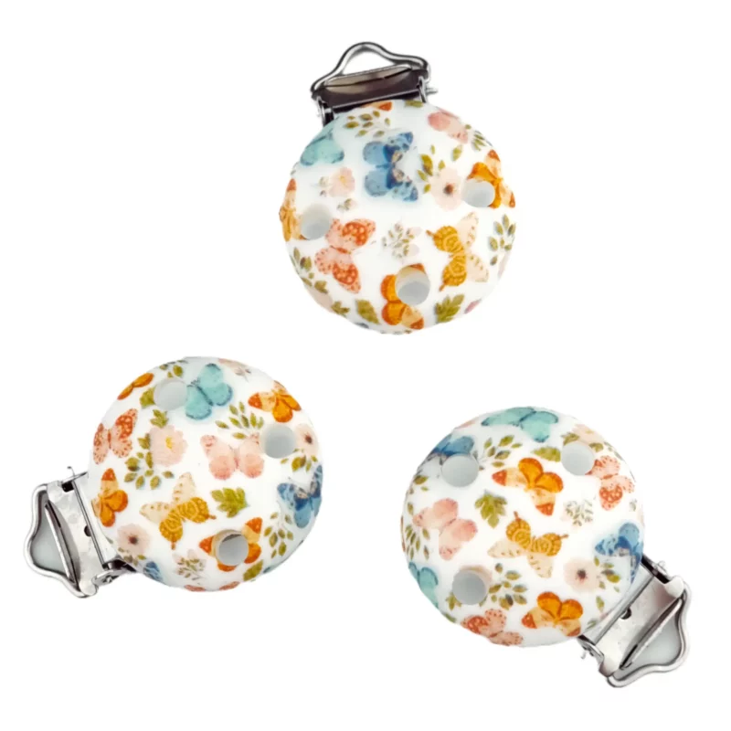 Siliconen speenclip - Klein - 30 mm  - Boho Butterfly