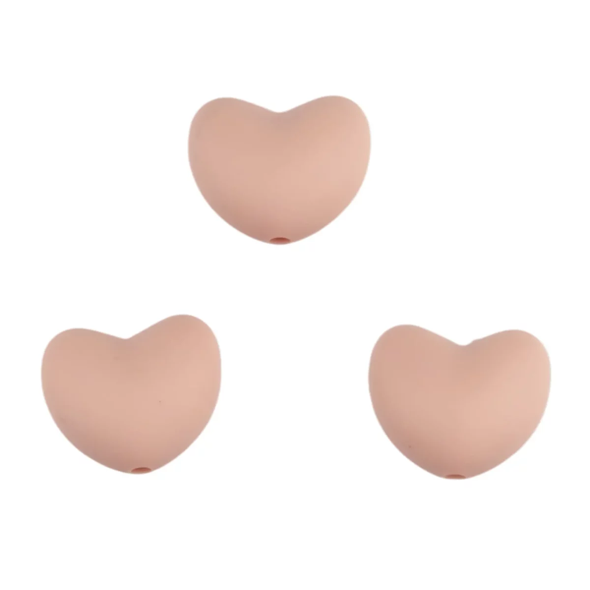 Kleurcode: Poeder Nude - Type: Siliconen kralen hart - Formaat: 20 mm x 17 mm x 11 mm - Verkocht per stuk, nergens goedkoper - BPA-, Ftalaten-, Lood-, PVC- en Gif-vrij - CE-gecertificeerd - Medische kwaliteit siliconen kralen - Koelbaar in de koelkast - Vaatwasser bestendig Jootjes Haakcadeautjes