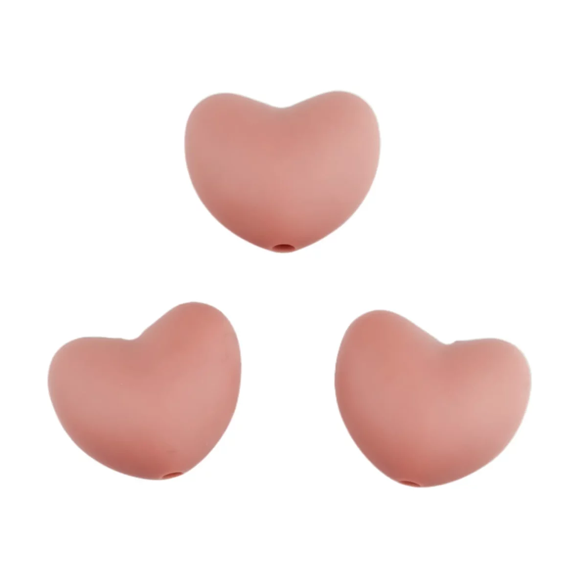 Color code: Rosewood - Type: Silicone beads heart
- Size: 20 mm x 17 mm x 11 mm
- Sold by the piece, nowhere cheaper
- BPA-, Phthalates-, Lead-, PVC- and Toxin-free
- CE-certified
- Medical grade silicone beads
- Chillable in the refrigerator
- Dishwasher safe Jootjes Haakcadeautjes