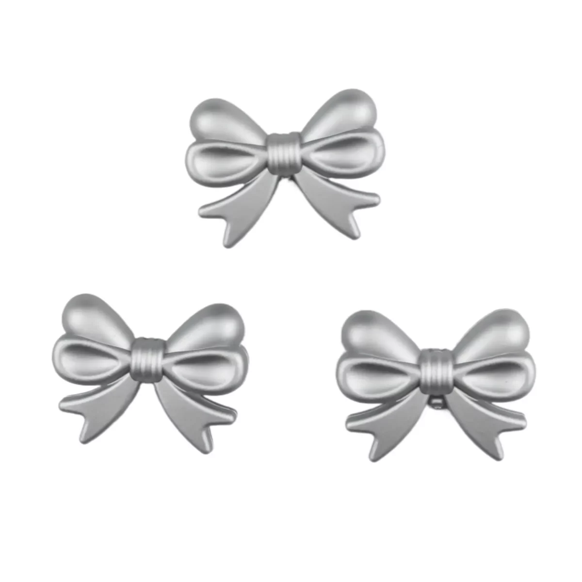 Farbcode: Silber Nugget Typ: Schleife Größe: 16 x 26 mm Material: Silikon, BPA-frei, phthalatfrei, PVC-frei, cadmiumfrei Zertifiziert: CE und EN-71 Jootjes Haakcadeautjes