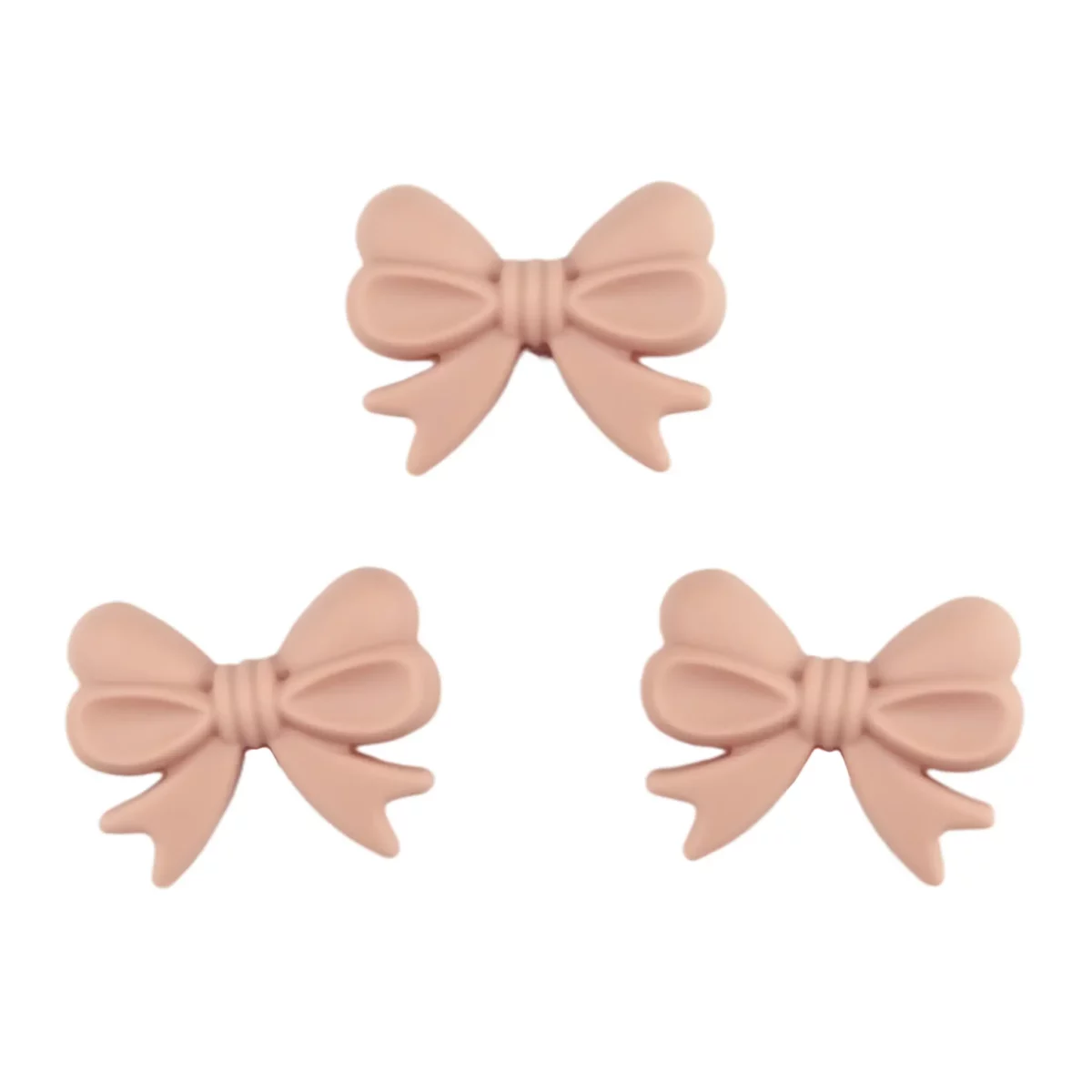 Color Code: Powder Nude Type: Bow Size: 16 x 26 mm Material: Silicone, BPA-free, phthalate-free, PVC-free, cadmium-free Certified: CE and EN-71 Jootjes Haakcadeautjes