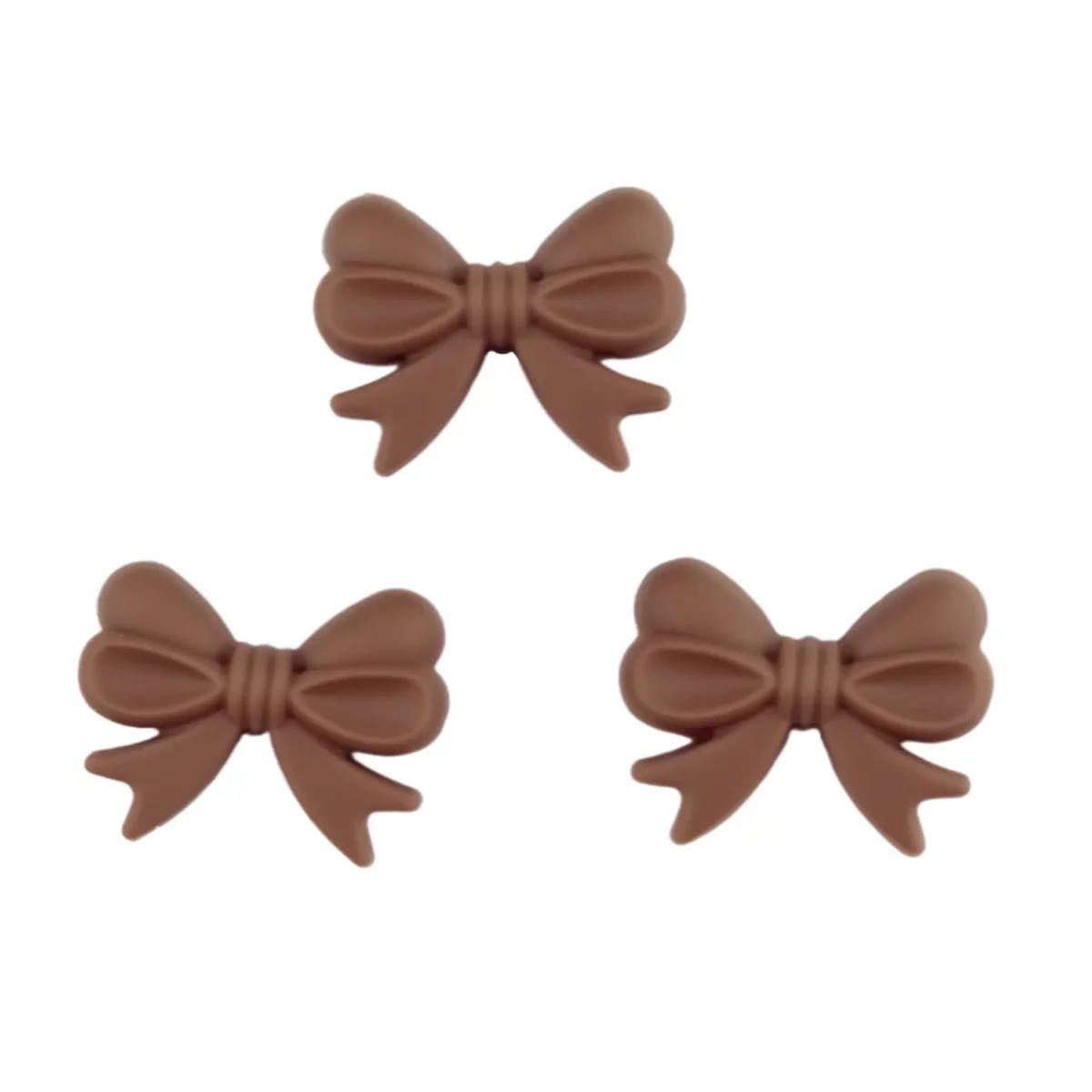 Code couleur : Brownie Type : Bow Taille : 16 x 26 mm Matériau : Silicone, sans BPA, sans phtalates, sans PVC, sans cadmium Certifié : CE et EN-71 Jootjes Haakcadeautjes