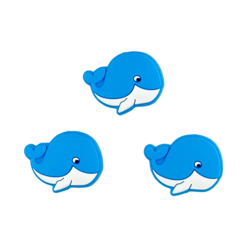 Siliconen  Kraal - Walvis - Hemelsblauw
