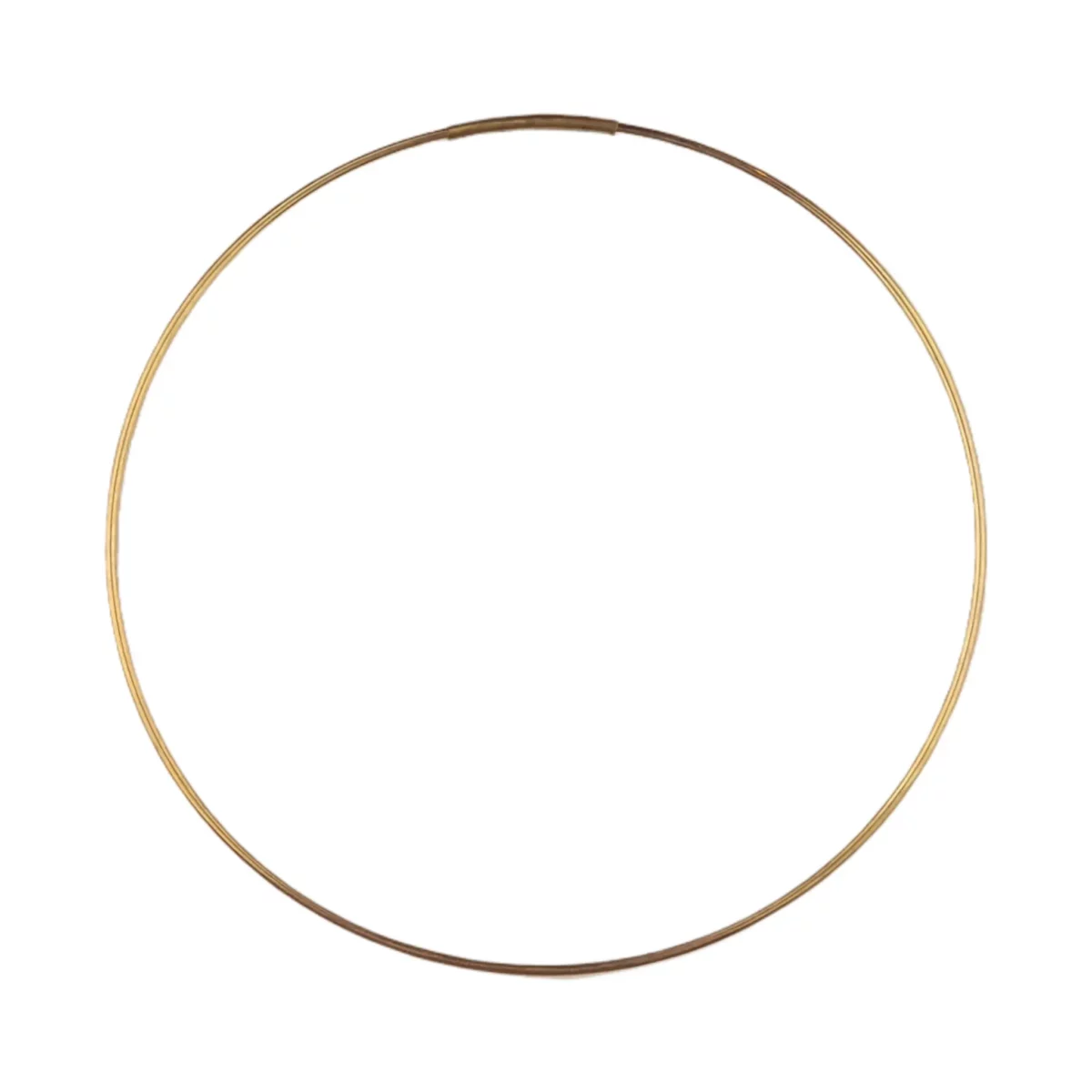 Typ: Metall Ornament Ring Rund - Messing zum Aufhängen aller Ihrer Designs für den Weihnachtsbaum oder z.B. Osterzweige. Jootjes Haakcadeautjes
