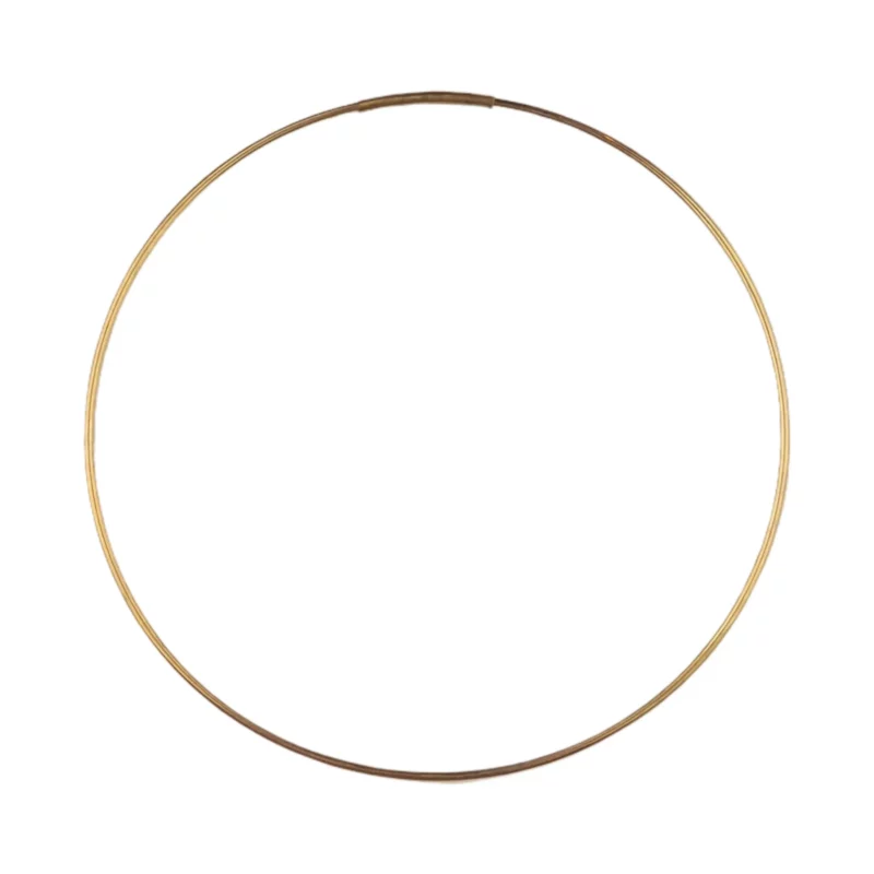 Metalen Ornamenten Ring Rond - Messing