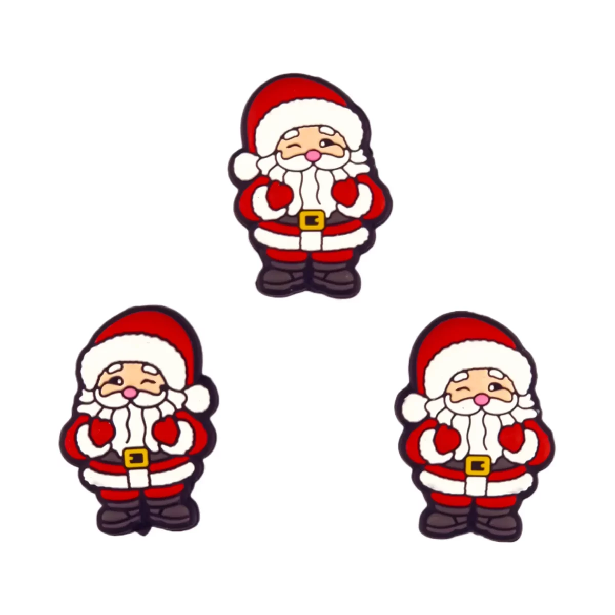 Material: 100% BPA-free, safe according to EN-71, silicone Type: Christmas Ghost Color: Red with White   Jootjes Haakcadeautjes