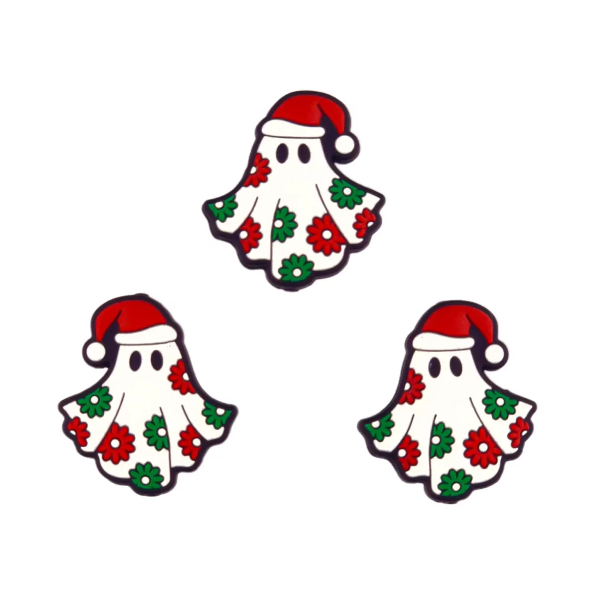 Materiaal: 100% BPA-vrij, veilig volgens EN-71, siliconen Type: Kerstspook Kleur: Wit   Jootjes Haakcadeautjes