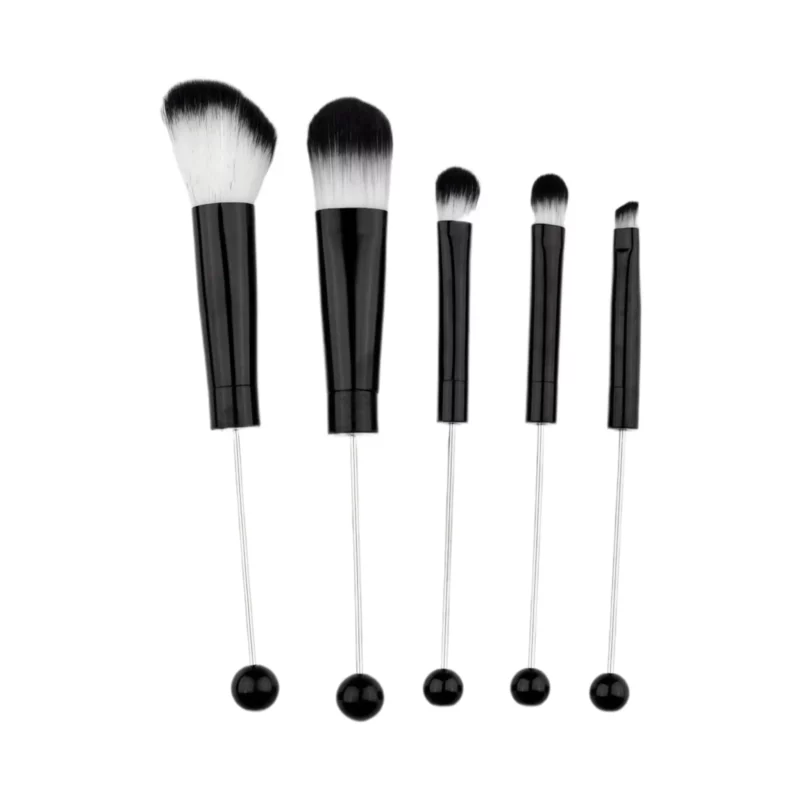 Make-up Borstel - Rijgbaar - Set van 5 - Zwart