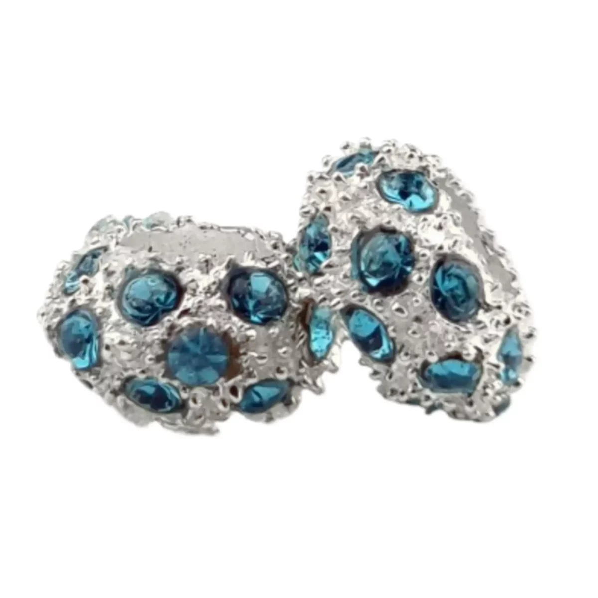 Matière : Intermediate Sparkle Donut - Sky Blue Couleur : Silver / Sky Blue Amusant à incorporer entre les perles. Jootjes Haakcadeautjes