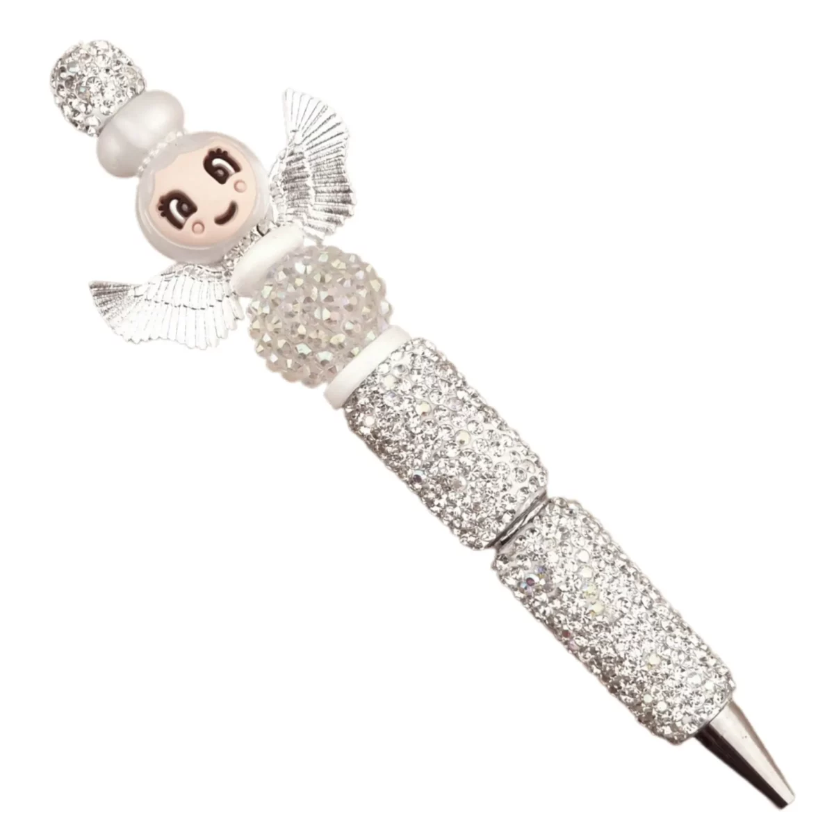 Dieses Set enthält alles, was Sie brauchen, um einen selbstgemachten Beaded Pen Silver Sting aus Silikonperlen herzustellen. Jootjes Haakcadeautjes