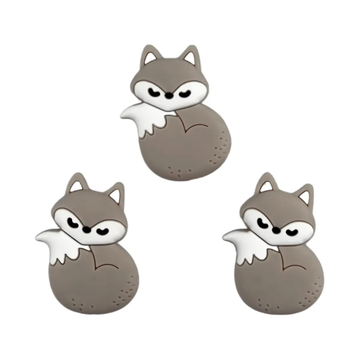 Kleurcode Truffel - Type: Slapende vos - Truffel - Verkocht per stuk, nergens goedkoper - BPA-, Ftalaten-, Lood-, PVC- en Gif-vrij - CE-gecertificeerd - Medische kwaliteit siliconen kralen - Koelbaar in de koelkast - Vaatwasser bestendig Jootjes Haakcadeautjes