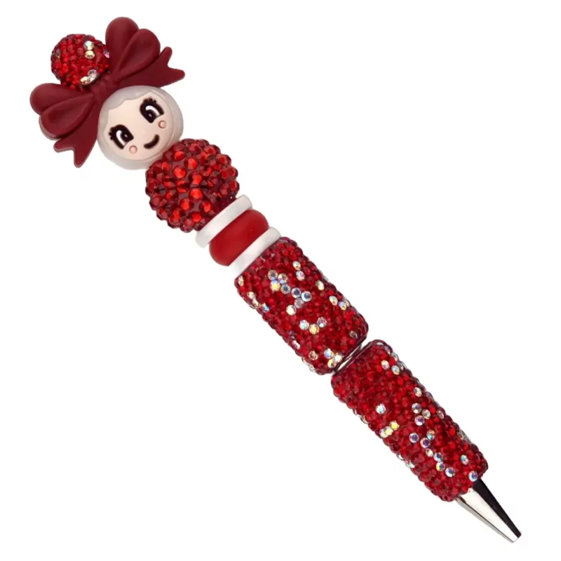 DIY Kralen pen Sparkle - Red