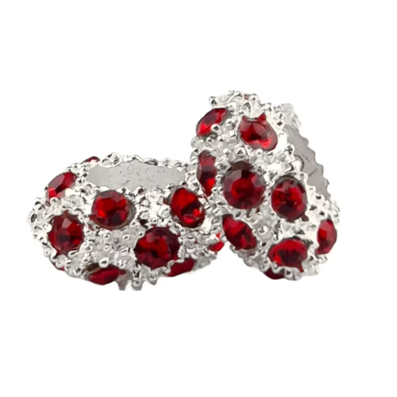 Tussenschijfje Sparkle Donut - Rood