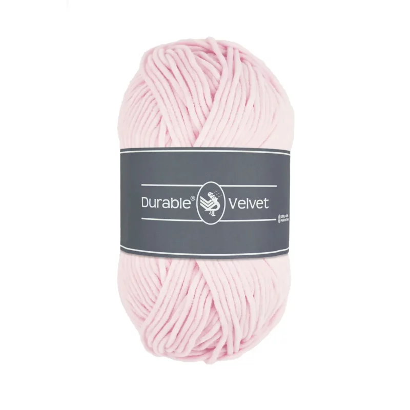Durable Velvet Chenille Garen 203 Light Pink
