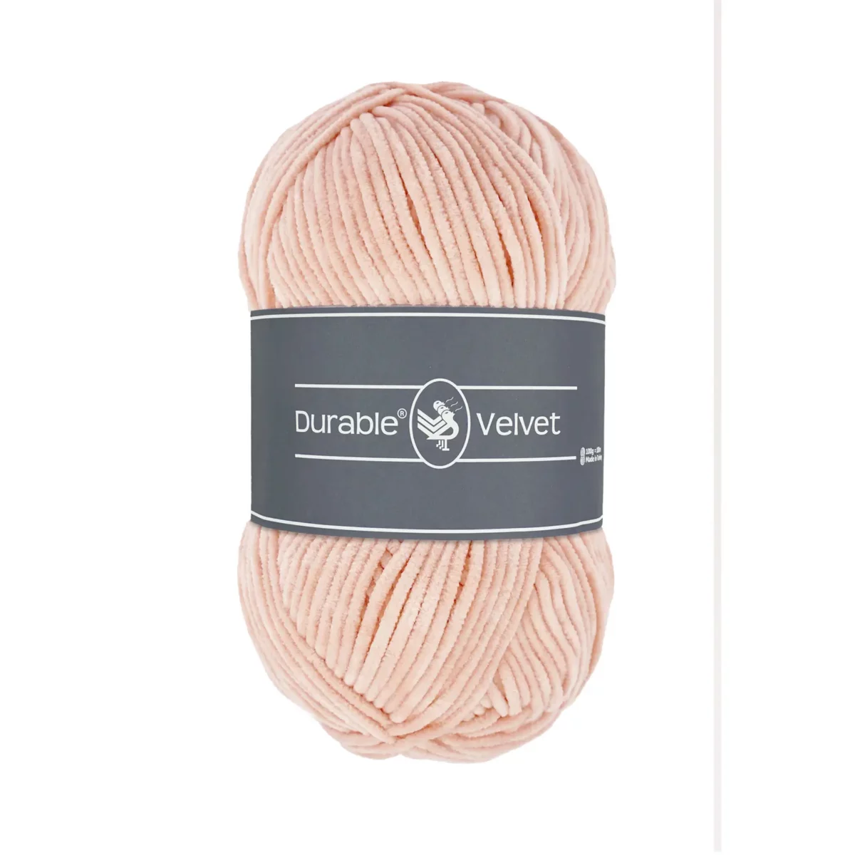 Durable Velvet - 2192 Rose pâle
100% polyester <strong>Spécifications :</strong>
<table>
<tbody>
<tr>
<td>Poids</td>
<td>100 g</td>
</tr>
<tr>
<td>Longueur de la course</td>
<td>180 mètres</td>
</tr>
<tr>
<td>Composition</td>
<td>100% polyester</td>
</tr>
<tr>
<td>Épaisseur d'aiguille recommandée</td>
<td>3-5 mm</td>
</tr>
</tbody>
</table> Jootjes Haakcadeautjes