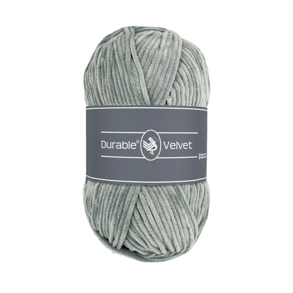 Durable Velvet – 2227 Mouse Grey 100% Polyester <strong>Specificaties:</strong> <table> <tbody> <tr> <td>Gewicht</td> <td>100 gram</td> </tr> <tr> <td>Looplengte</td> <td>180 meter</td> </tr> <tr> <td>Samenstelling</td> <td>100% Polyester</td> </tr> <tr> <td>Advies naalddikte</td> <td>3-5 mm</td> </tr> </tbody> </table> Jootjes Haakcadeautjes