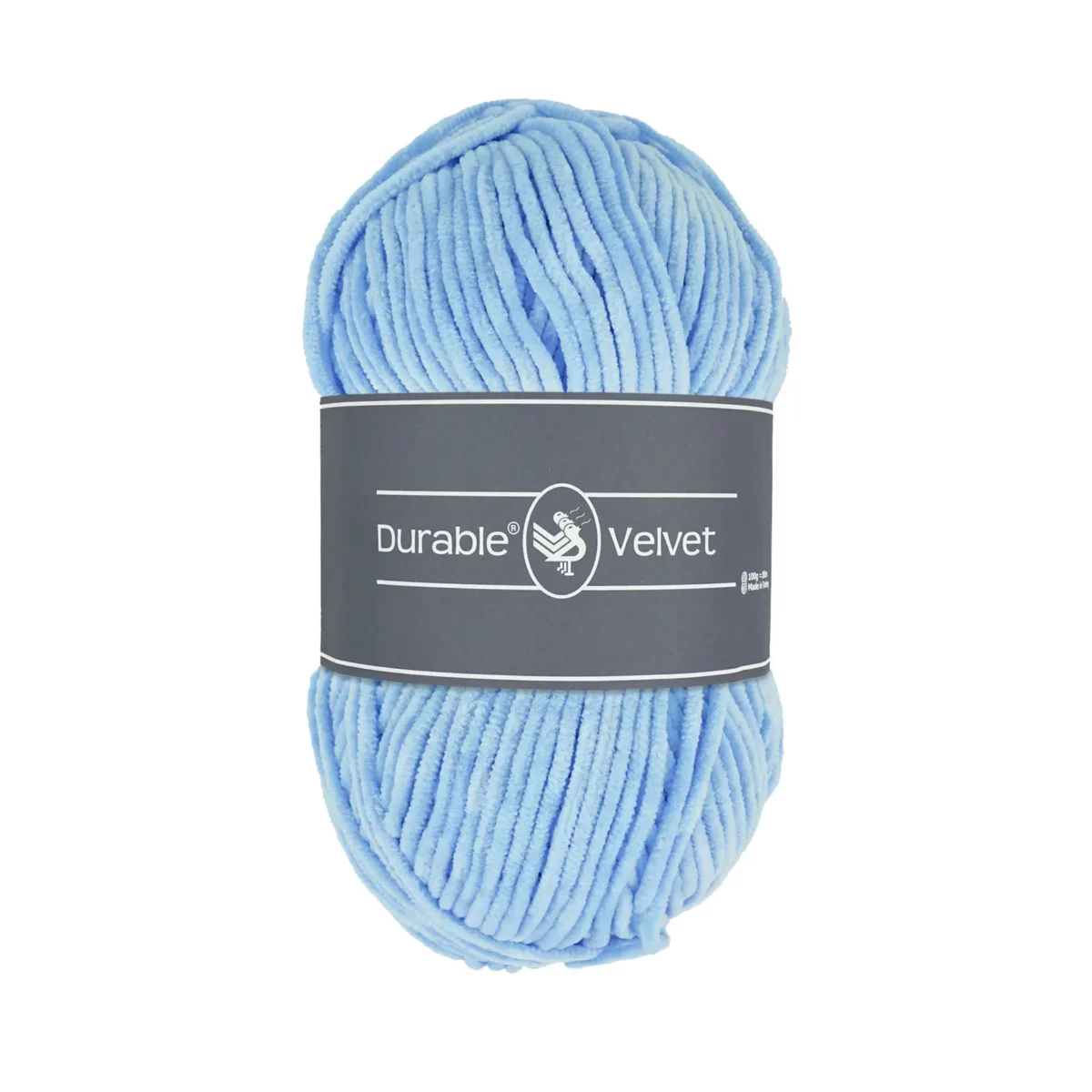 Durable Velvet - 282 Bleu clair
100% Polyester <strong>Spécifications :</strong>
<table>
<tbody>
<tr>
<td>Poids</td>
<td>100 g</td>
</tr>
<tr>
<td>Longueur de la course</td>
<td>180 mètres</td>
</tr>
<tr>
<td>Composition</td>
<td>100% polyester</td>
</tr>
<tr>
<td>Épaisseur d'aiguille recommandée</td>
<td>3-5 mm</td>
</tr>
</tbody>
</table> Jootjes Haakcadeautjes